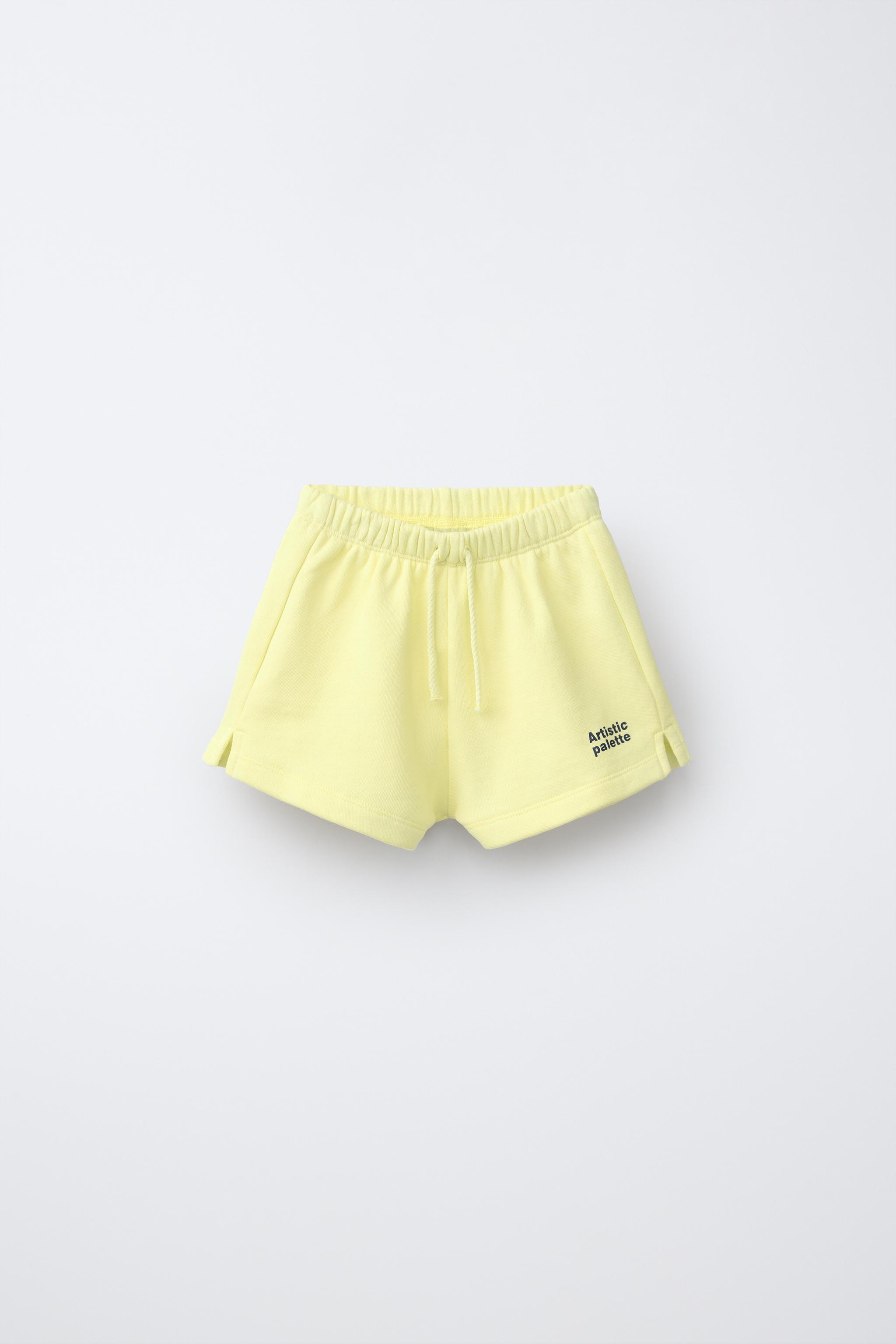 ENSEMBLE SWEAT ET BERMUDA À INSCRIPTION